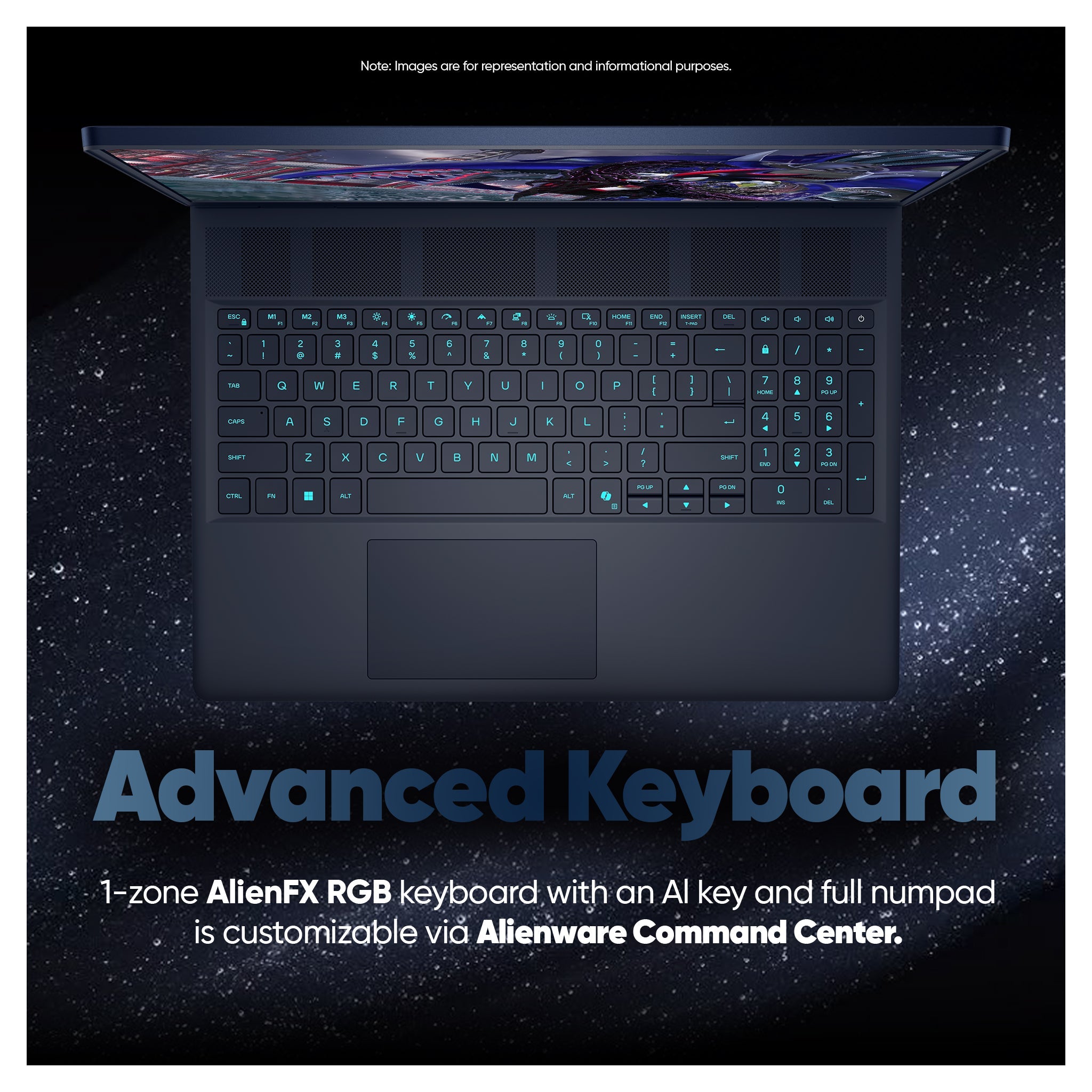 Alienware 16X Aurora Gaming Laptop, Ultra 9 290HX, 16" 3K, RTX 5070 + Traix MousePad - Hubitx