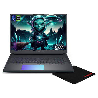 Alienware Area 51 Gaming Laptop, Ultra 9-275HX, 16" (2560x1600), RTX 5070Ti, W11 Home, Liquid Teal +Traix MousePad - Hubitx