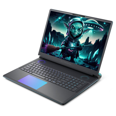 Alienware Area 51 Gaming Laptop, Ultra 9-275HX, 16" (2560x1600), RTX 5070Ti, W11 Home, Liquid Teal +Traix MousePad - Hubitx