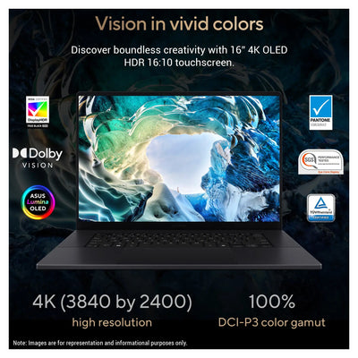 ASUS ProArt P16 Copilot+ Laptop, Ryzen AI 9 HX 370, 16" 4K Touch Screen, RTX 4070 (Used - Like New) - Hubitx