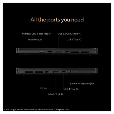 Asus ProArt PX13 Copilot+ Laptop, Ryzen AI 9 HX - 370, 13.3'' 3K (2880x1800) OLED Touchscreen, RTX 4050, Backlit Keyboard - Hubitx