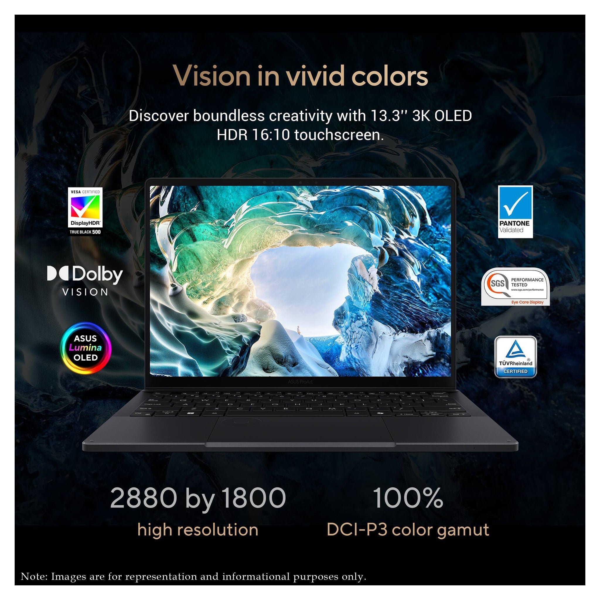 Asus ProArt PX13 Copilot+ Laptop, Ryzen AI 9 HX - 370, 13.3'' 3K (2880x1800) OLED Touchscreen, RTX 4050, Backlit Keyboard - Hubitx