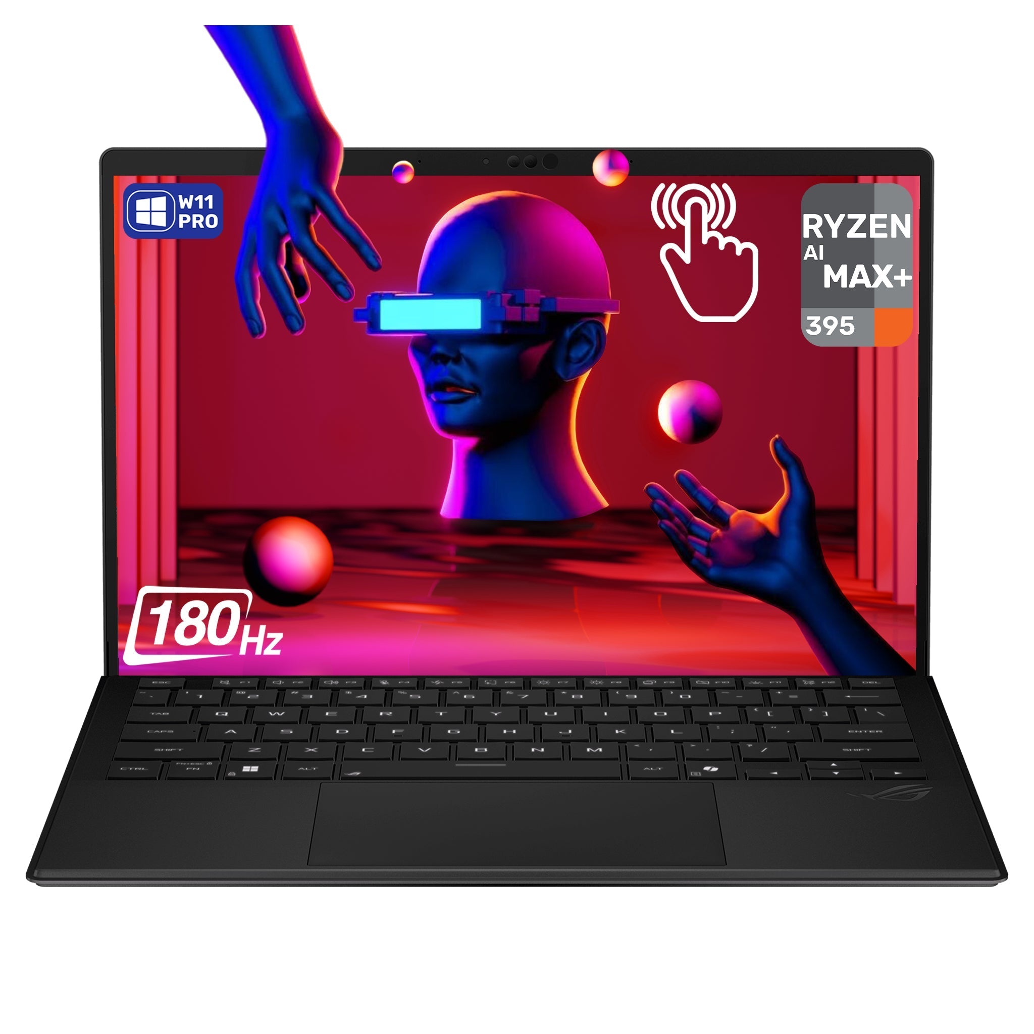 ASUS ROG Flow Z13 – Ryzen AI MAX+ 395, 13.4" 2.5K 180Hz Touch, Windows 11 Pro - Hubitx