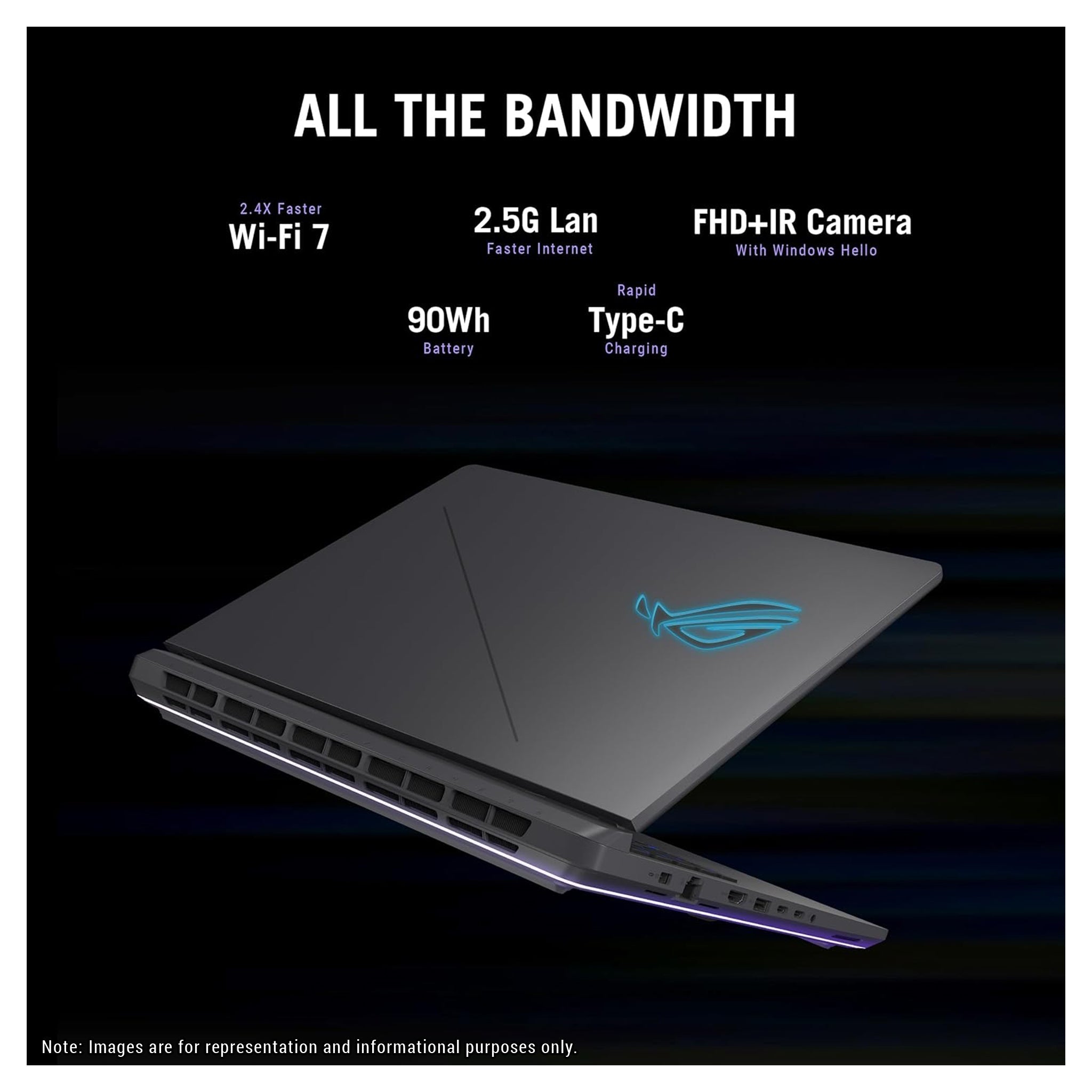 ASUS ROG Strix G16 Gaming Laptop – i5 - 13450HX, RTX 5050, 16" FHD+ 165Hz - Hubitx