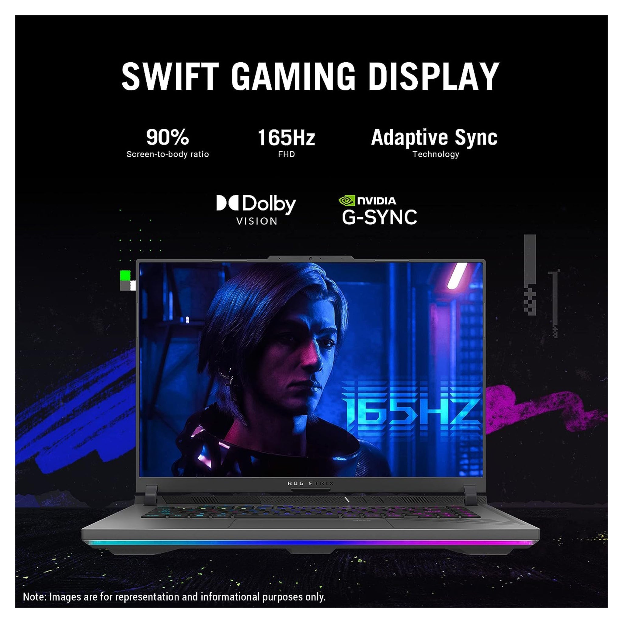 ASUS Rog Strix G16 Gaming Laptop, i9 - 13980HX, 16" QHD+, RTX 4060 (Used - Like New) - Hubitx