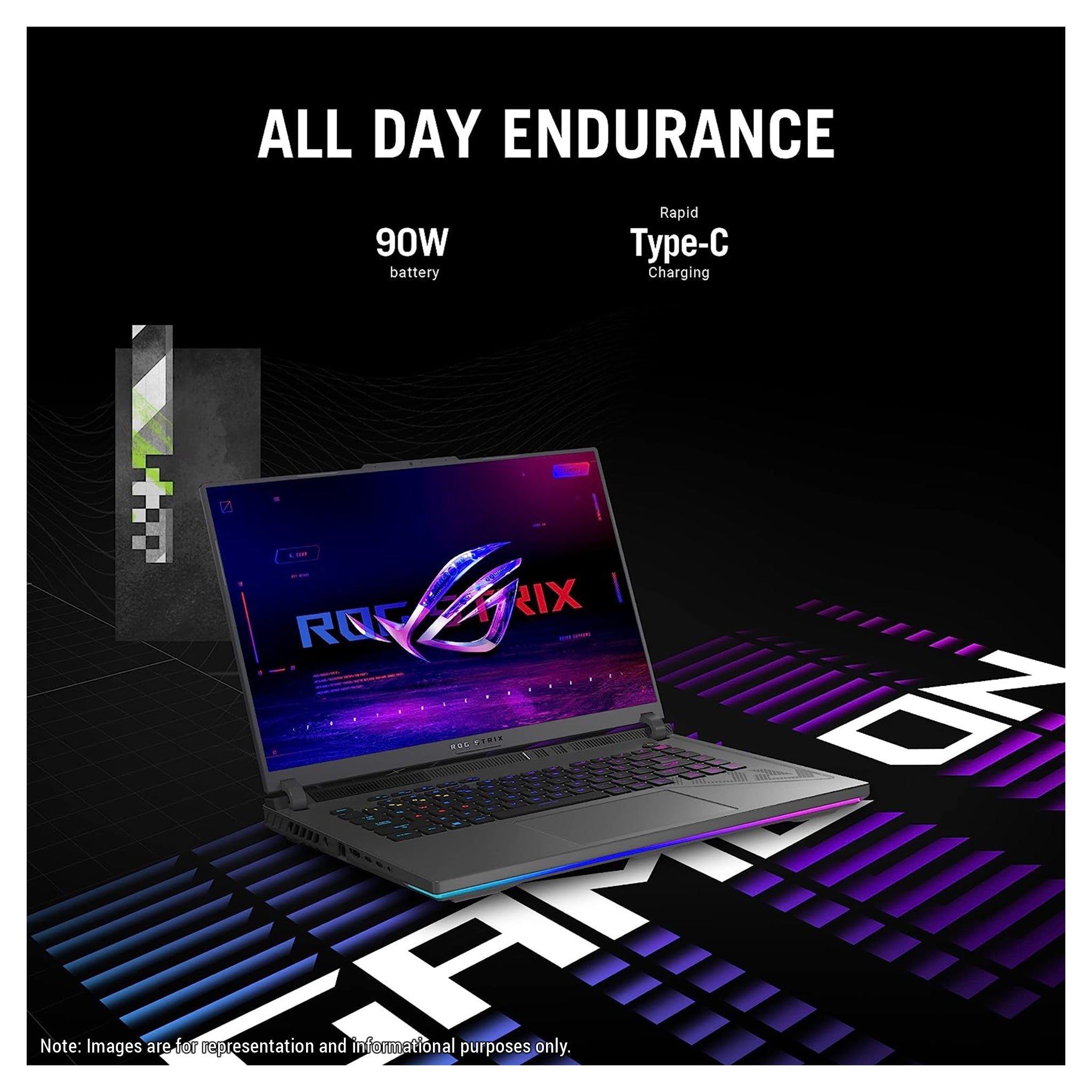 ASUS Rog Strix G16 Gaming Laptop, i9 - 13980HX, 16" QHD+, RTX 4060 (Used - Like New) - Hubitx