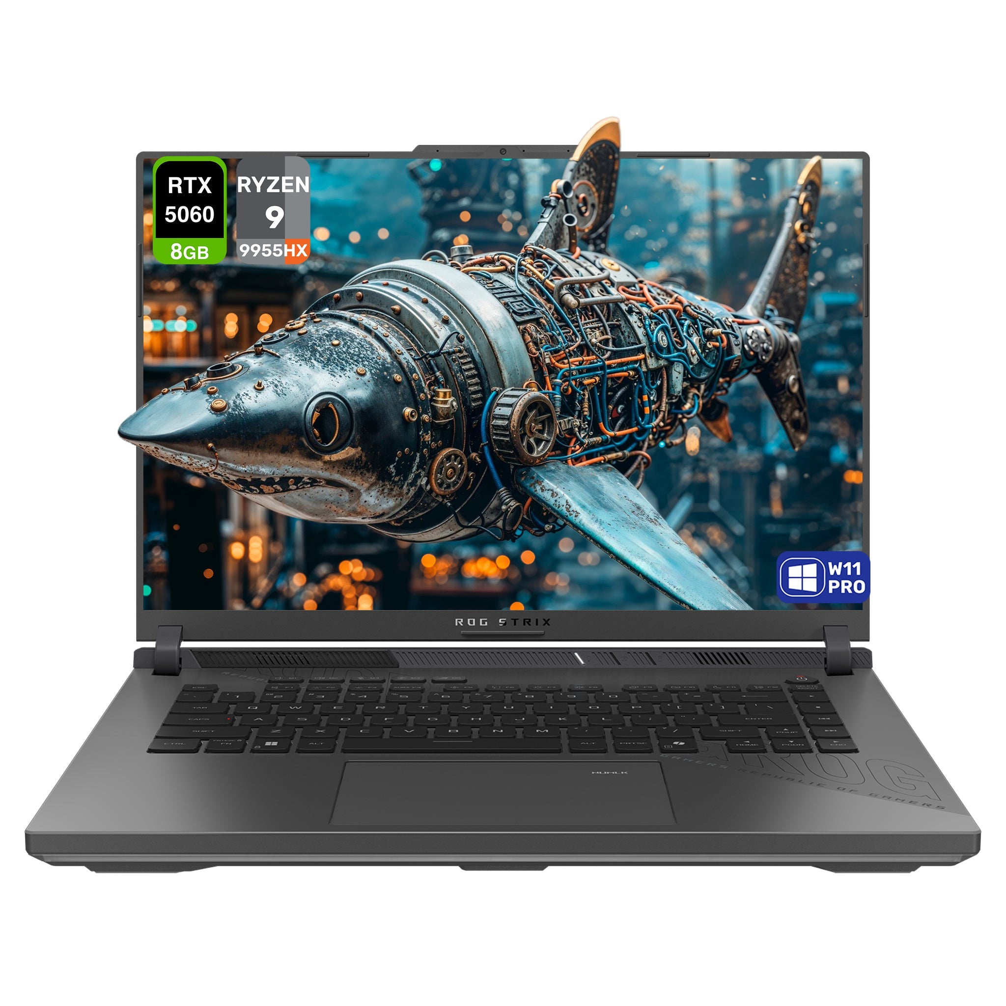 ASUS ROG Strix G16 Gaming Laptop – Ryzen 9 9955HX, RTX 5060, 16" 165Hz (Used - Good) - Hubitx