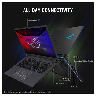 ASUS ROG Strix G16 Gaming Laptop – Ultra 9 275HX, RTX 5080, 16" 2.5K 240Hz (Used - Good) - Hubitx