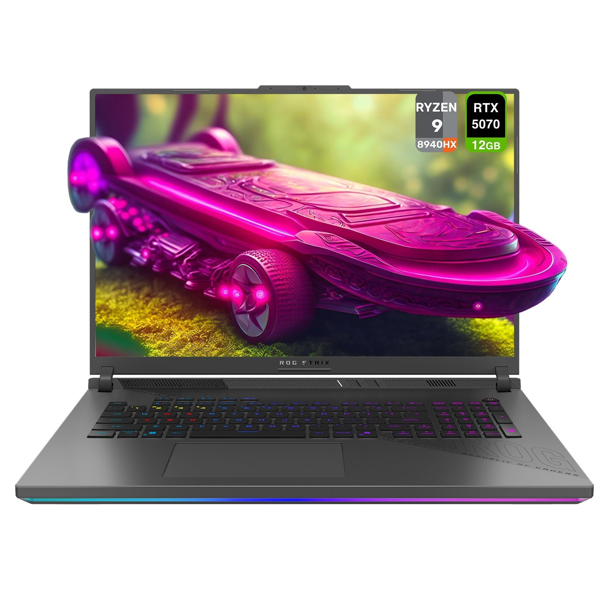 ASUS ROG Strix G18 Gaming Laptop – Ryzen 9 8940HX, RTX 5070, 18" 2.5K 240Hz (Used - Good) - Hubitx