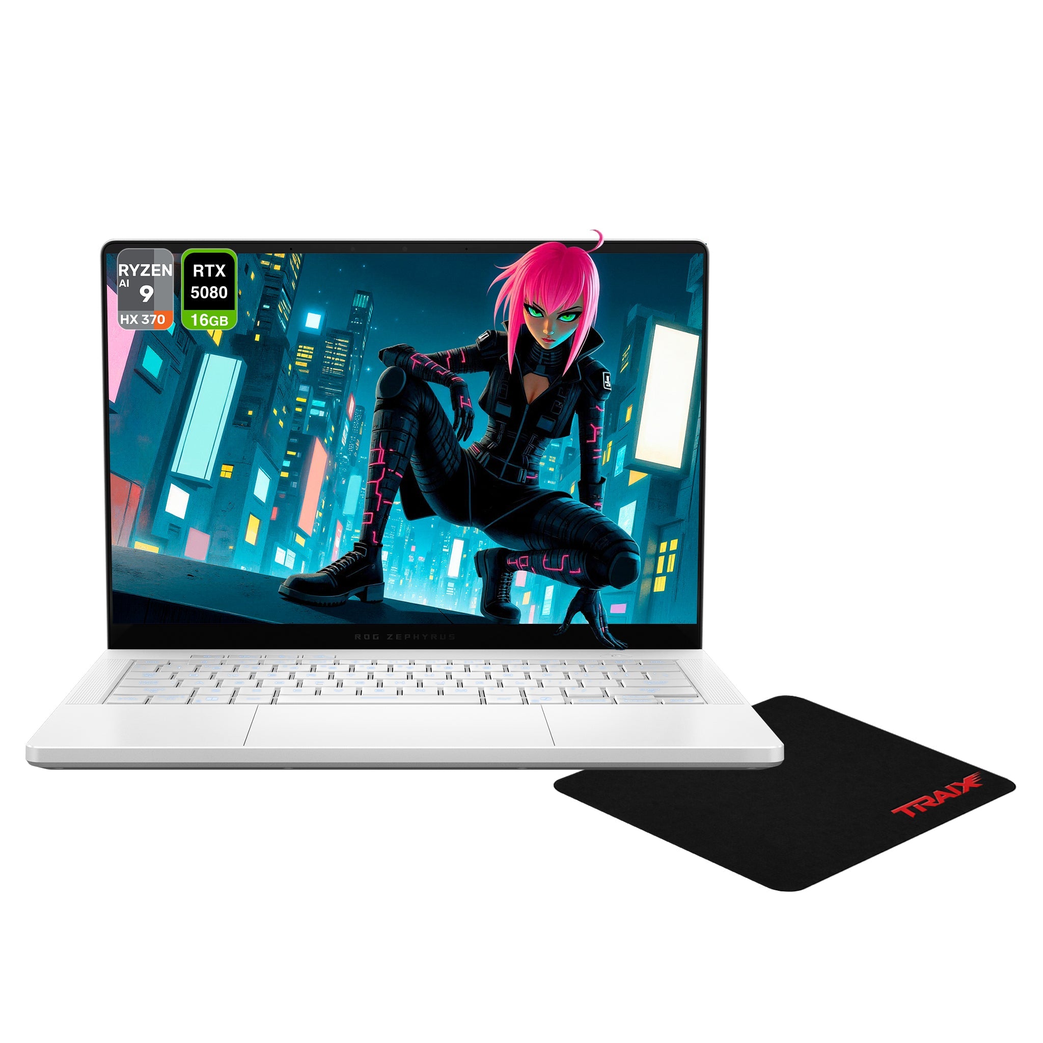 Asus ROG Zephyrus G14 Copilot+ Gaming Laptop, Ryzen AI 9 HX 370, 14" 3K, RTX 5080 - Hubitx