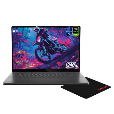 Asus ROG Zephyrus G16 Gaming Laptop, Ultra 9 285H, 16" 2.5K 240Hz, RTX 5070 +Traix MousePad - Hubitx