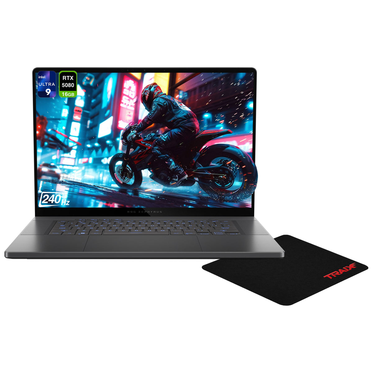 Asus ROG Zephyrus G16 Gaming Laptop, Ultra 9-285H, 16" 2.5K, RTX 5080 + Traix MousePad - Hubitx
