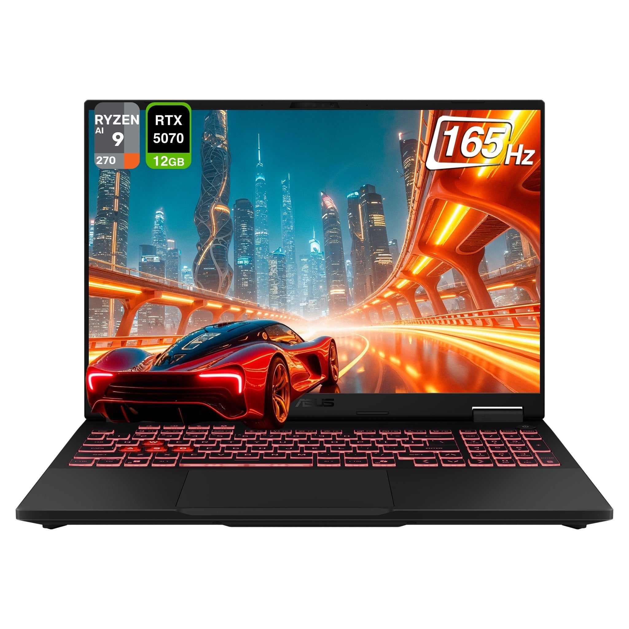 ASUS TUF A16 Copilot+ Gaming Laptop – Ryzen AI 9 270, RTX 5070, 16" FHD+ 165Hz - Hubitx