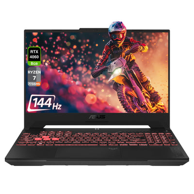 ASUS TUF A17 – Ryzen 7 7735HS, RTX 4060, 17.3" FHD 144Hz (Used - Very Good) - Hubitx
