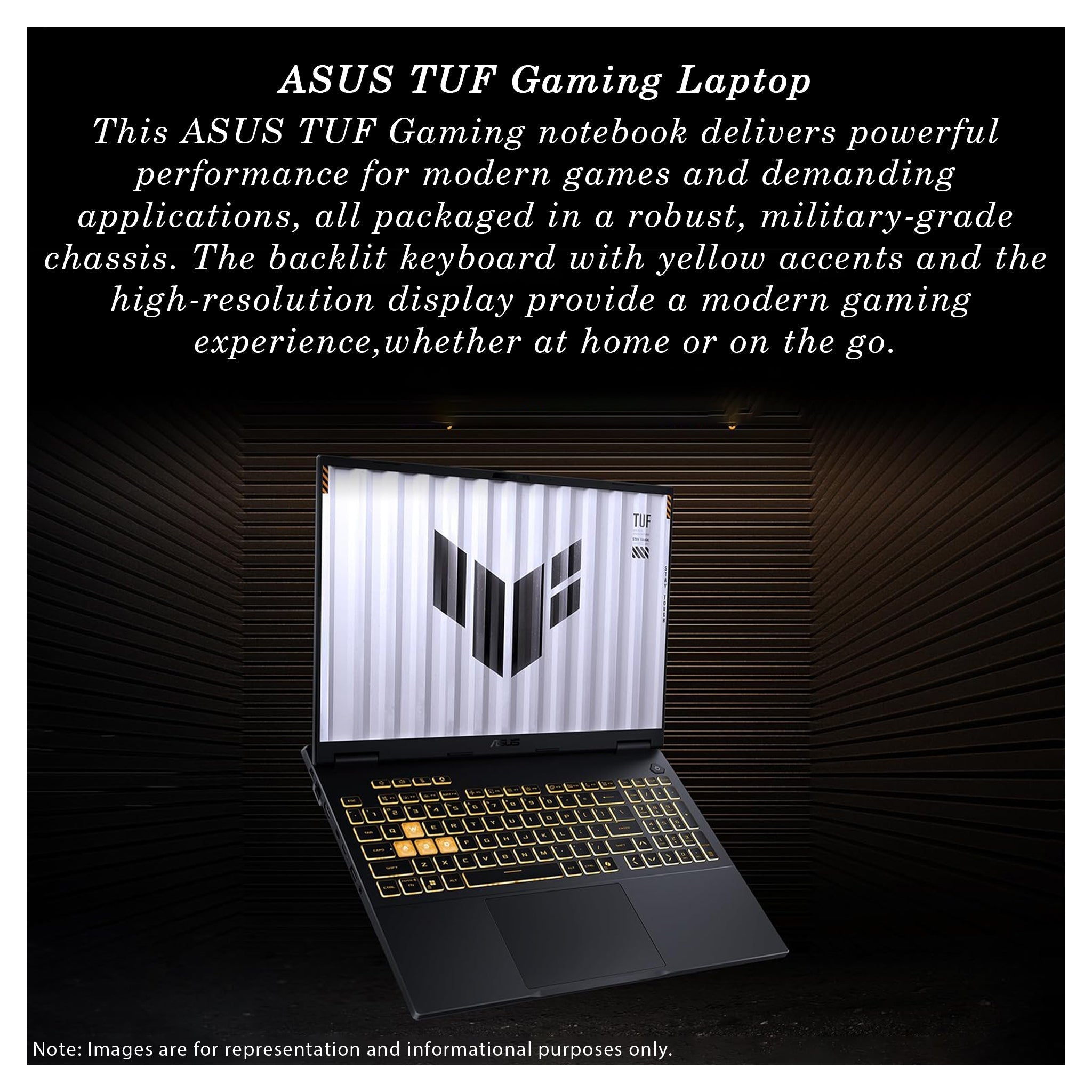ASUS TUF F16 Gaming Laptop – i7 - 14650HX, RTX 5070, 16" WUXGA 165Hz - Hubitx