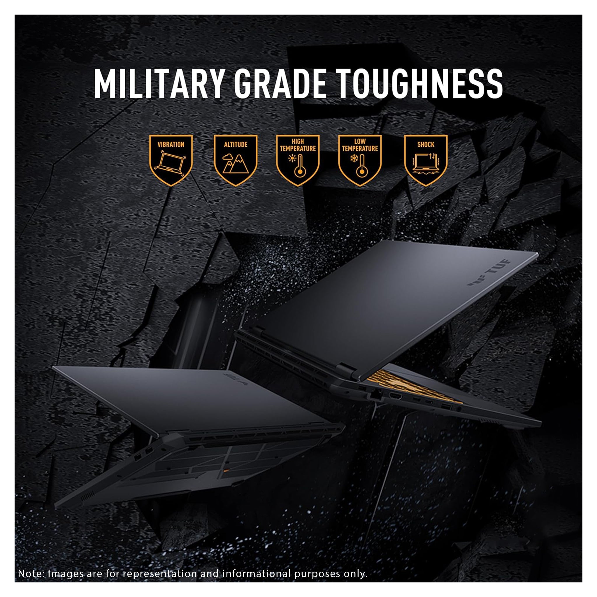 Asus TUF Gaming F16 Laptop, Core i7 - 14650HX, 16" WUXGA, RTX 5050, Traix MousePad - Hubitx