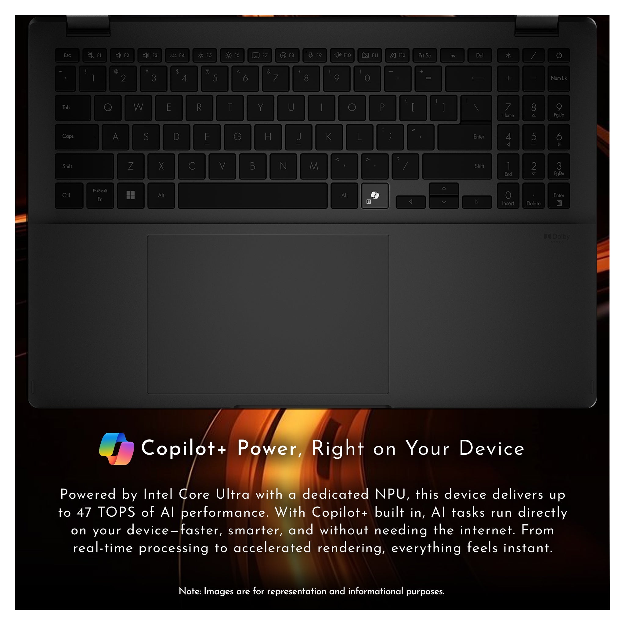 Asus Vivobook 16 Flip Copilot+ Laptop, Ultra 7 - 258V, 16" WQXGA+ Touch, +Traix MousePad - Hubitx
