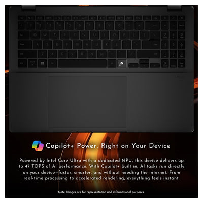 Asus Vivobook 16 Flip Copilot+ Laptop, Ultra 7 - 258V, 16" WQXGA+ Touch, +Traix MousePad - Hubitx