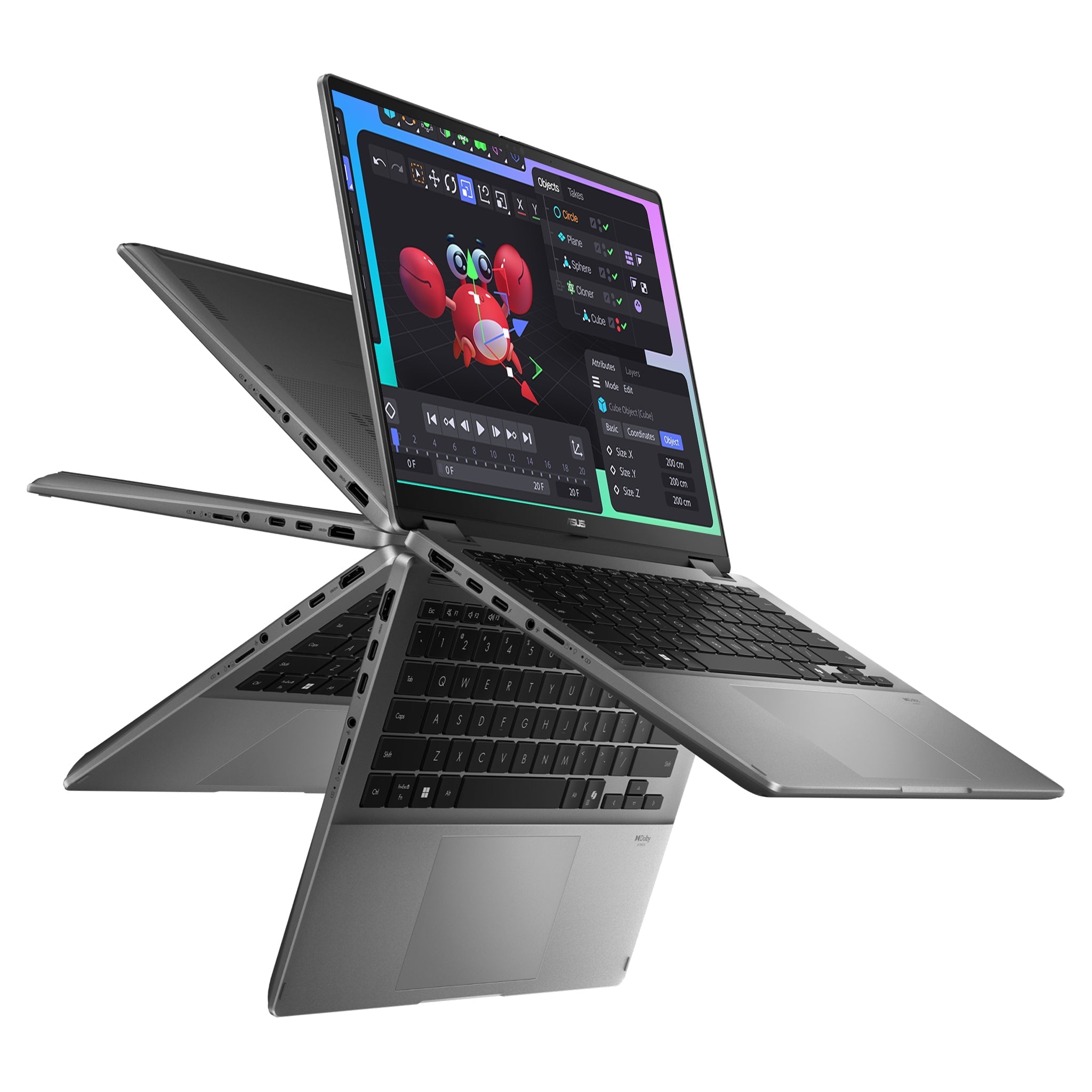 ASUS Vivobook Flip Copilot+ Laptop – Ultra 7 256V, 14" WUXGA OLED Touchscreen, Intel Arc Graphics - Hubitx