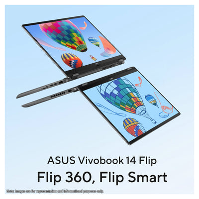ASUS Vivobook Flip Copilot+ Laptop – Ultra 7 256V, 14" WUXGA OLED Touchscreen, Intel Arc Graphics - Hubitx