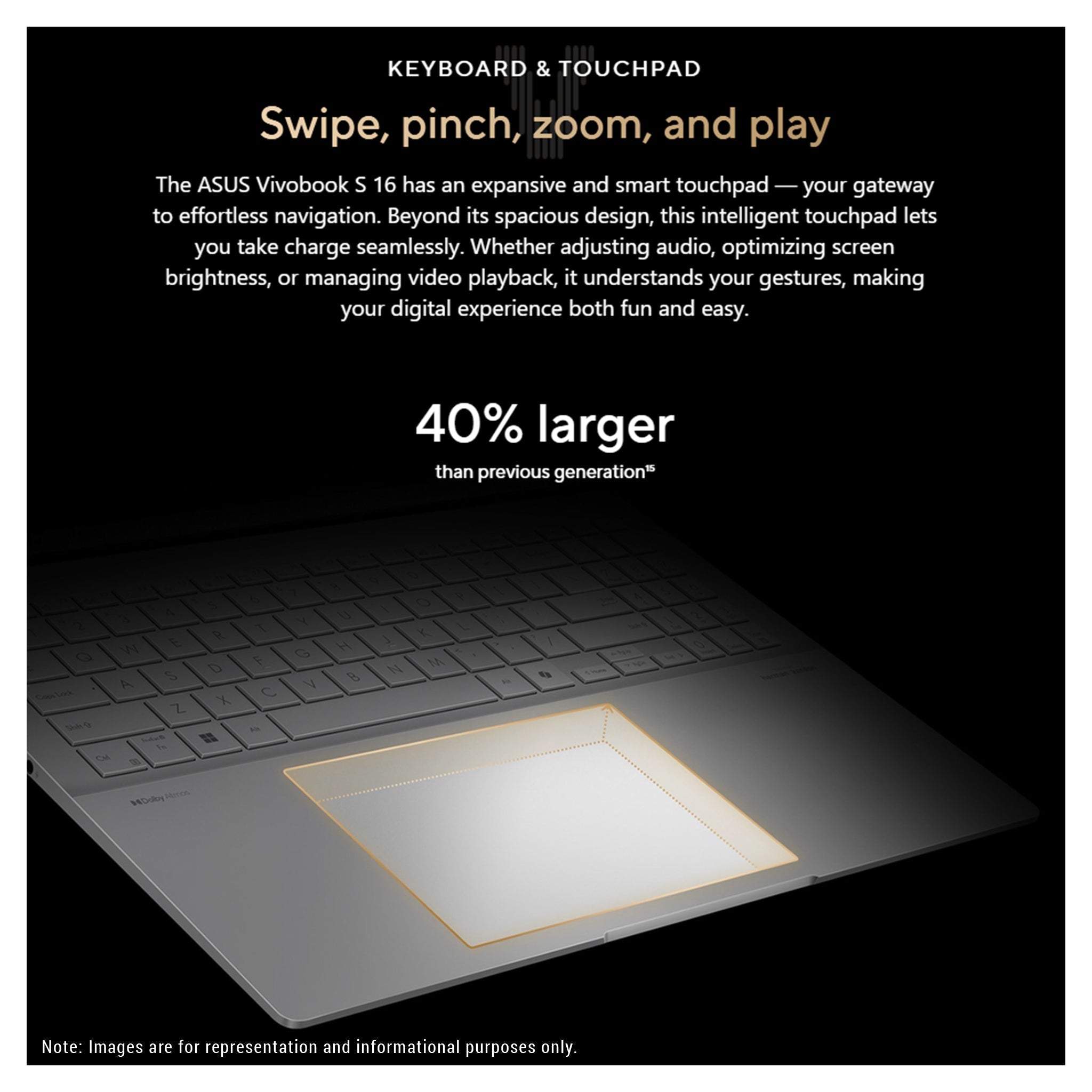 ASUS Vivobook S16 Copilot+ Laptop – Ryzen AI 9 365, 16" 3.2K OLED, W11 Pro - Hubitx