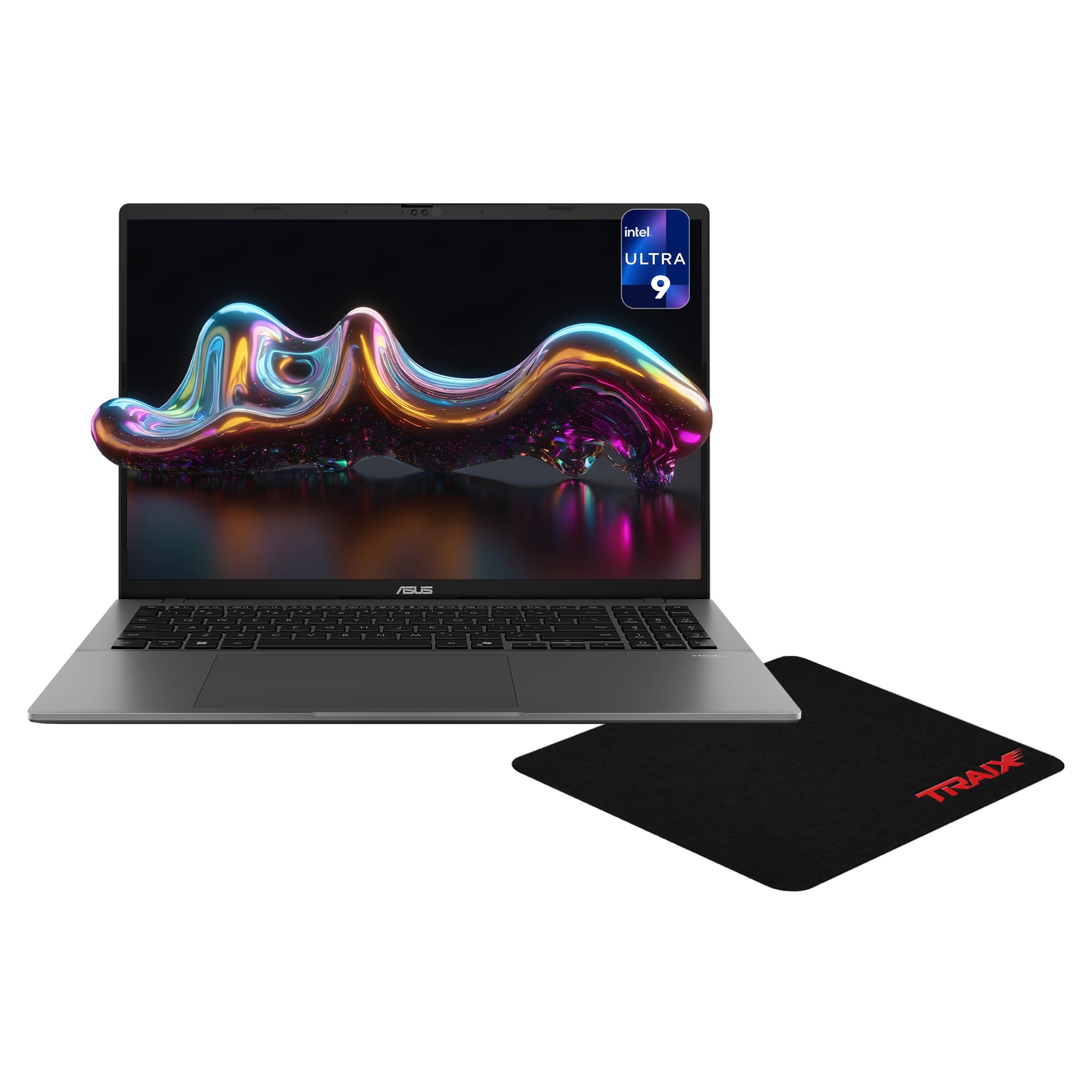 Asus Vivobook S16 Laptop,Ultra 9-386H, 16" Display, Intel Graphics + Traix MousePad - Hubitx
