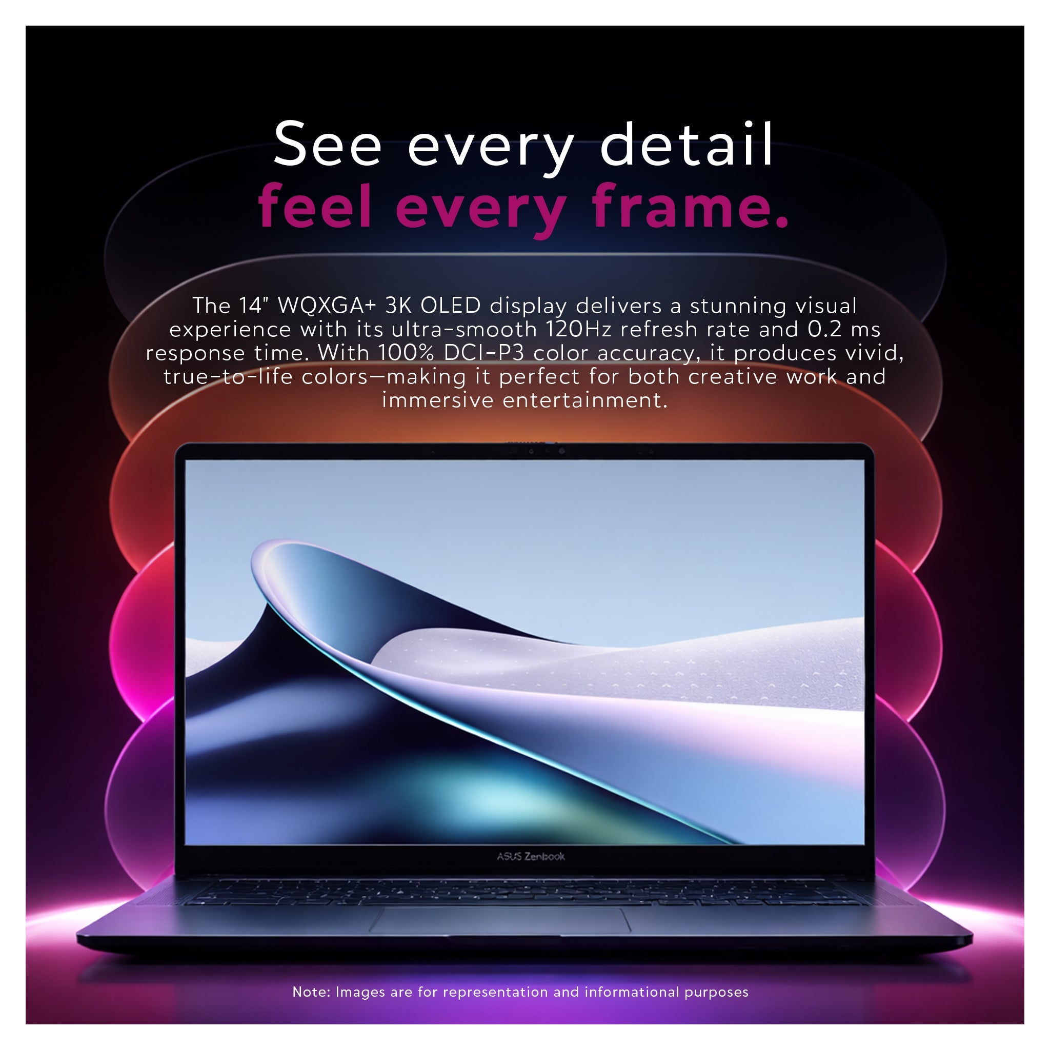 Asus Zenbook 14 Laptop, Ultra 9 - 285H, 14" FHD+ OLED Touchscreen + Traix MousePad - Hubitx