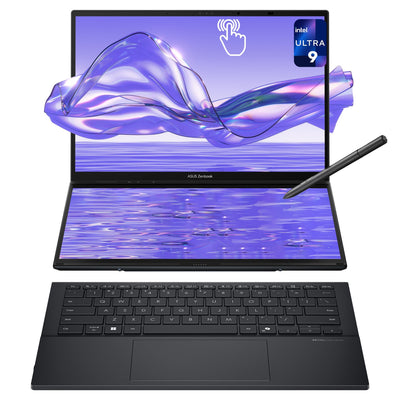 ASUS Zenbook DUO Dual - Screen Laptop – Ultra 9 285H, Dual 14" 3K OLED Touchscreen - Hubitx