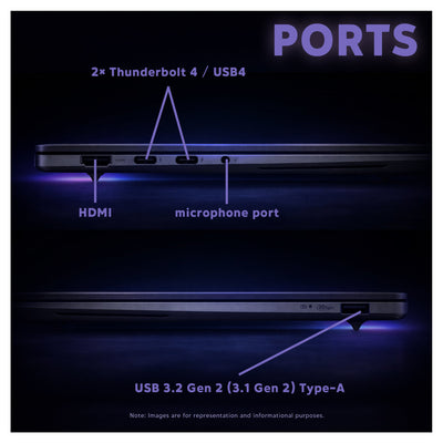 Asus Zenbook S14 Copilot+ Laptop, Ultra 7 - 258V, 14" 3K 120Hz Touchscreen + Traix MousePad - Hubitx