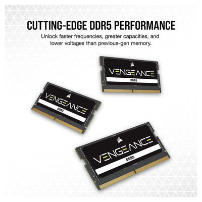 CORSAIR Vengeance SODIMM DDR5 RAM 96GB (2x48GB) 5600MHz (CMSX96GX5M2A5600C48) - Hubitx