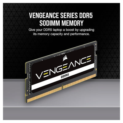 CORSAIR Vengeance SODIMM DDR5 RAM 96GB (2x48GB) 5600MHz (CMSX96GX5M2A5600C48) - Hubitx