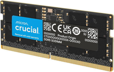 Crucial 64GB (2x32GB) DDR5 5600MHz Laptop RAM SODIMM – CT2K32G56C46S5 - Hubitx