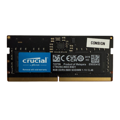 Crucial CT8G56C46S5 1x8GB DDR5 5600Mhz RAM - Hubitx