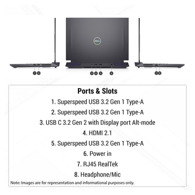 Dell G16 7630 Gaming Laptop – i9 - 13900HX, RTX 4070, 16" QHD+ 240Hz (Used - Good) - Hubitx