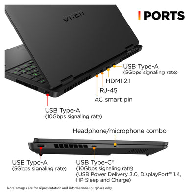 HP OMEN Gaming Laptop, Ultra 7 - 255H, 16", RTX 5060, Traix MousePad - Hubitx