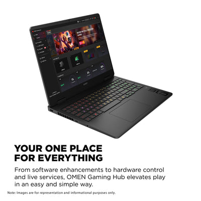 HP OMEN Gaming Laptop, Ultra 7 - 255H, 16", RTX 5060, Traix MousePad - Hubitx