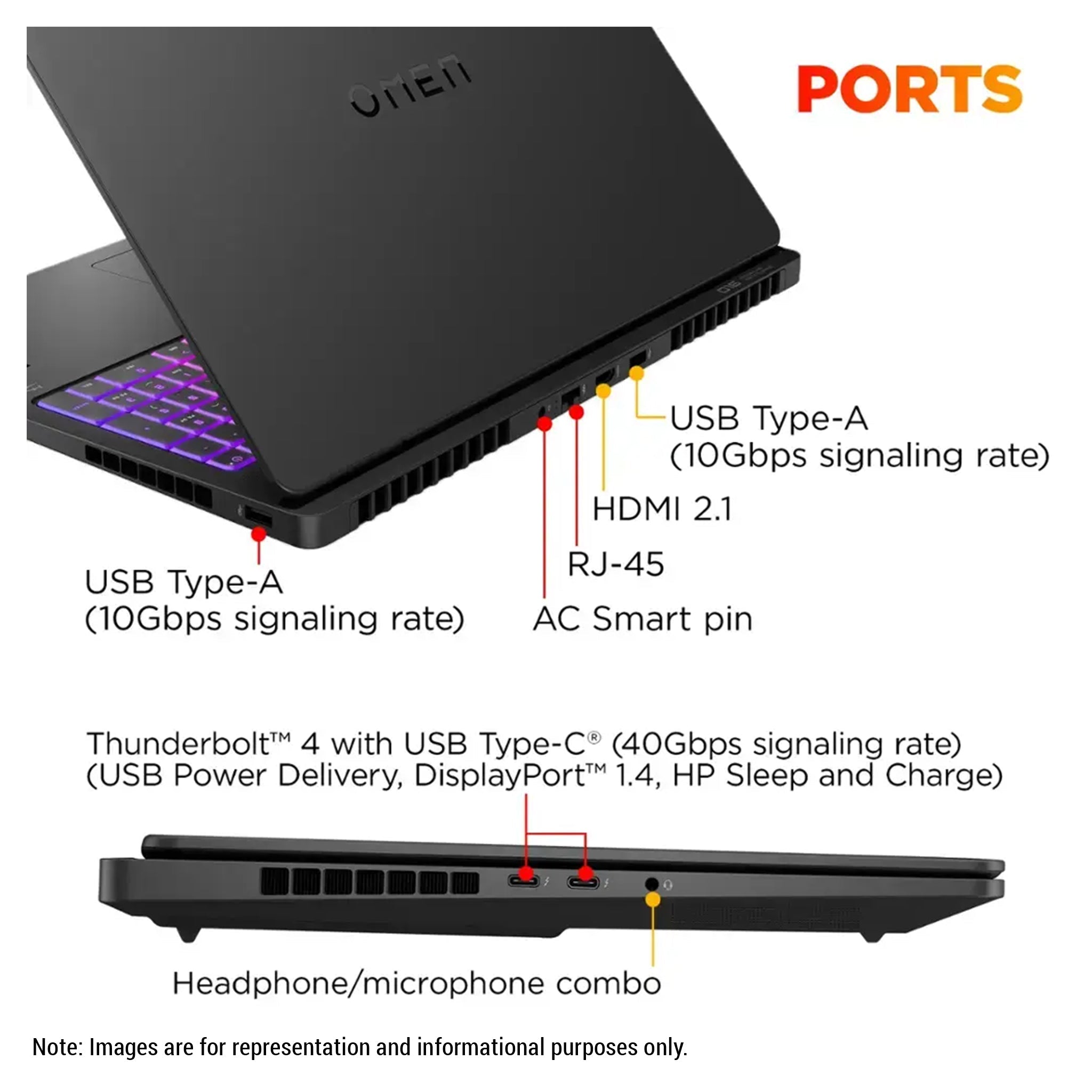 HP OMEN MAX Gaming Laptop – Ultra 9 - 275HX, RTX 5090, 16" WUXGA 165Hz - Hubitx