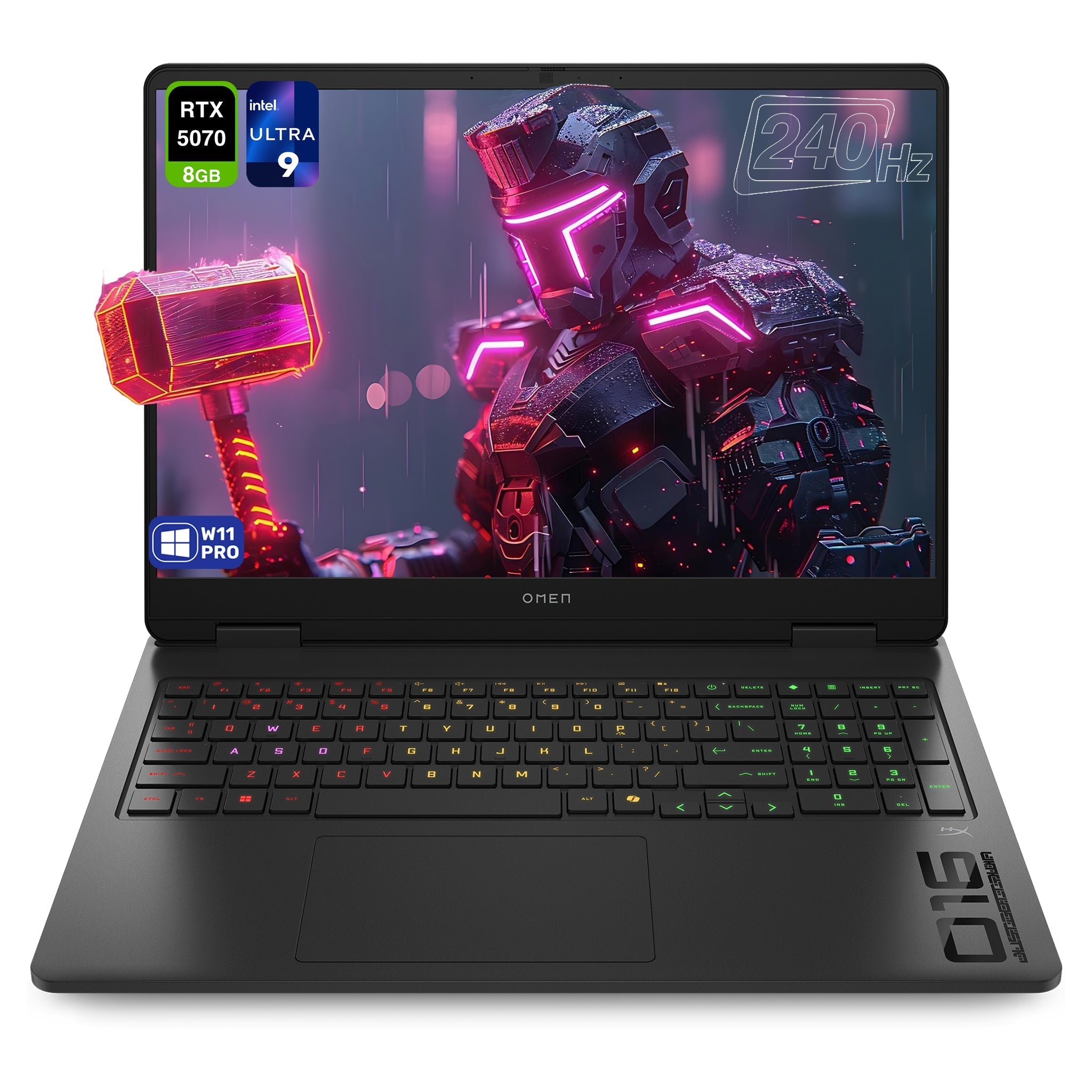 HP OMEN Slim 16 Gaming Laptop – Ultra 9 285H, RTX 5070, 16" WQXGA 240Hz (Used - Very Good) - Hubitx