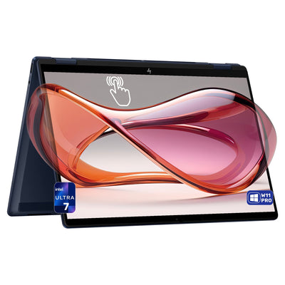 HP OmniBook X Flip 2 - in - 1 Copilot+ Laptop – Ultra 7 256V, 14" 2K Touchscreen - Hubitx