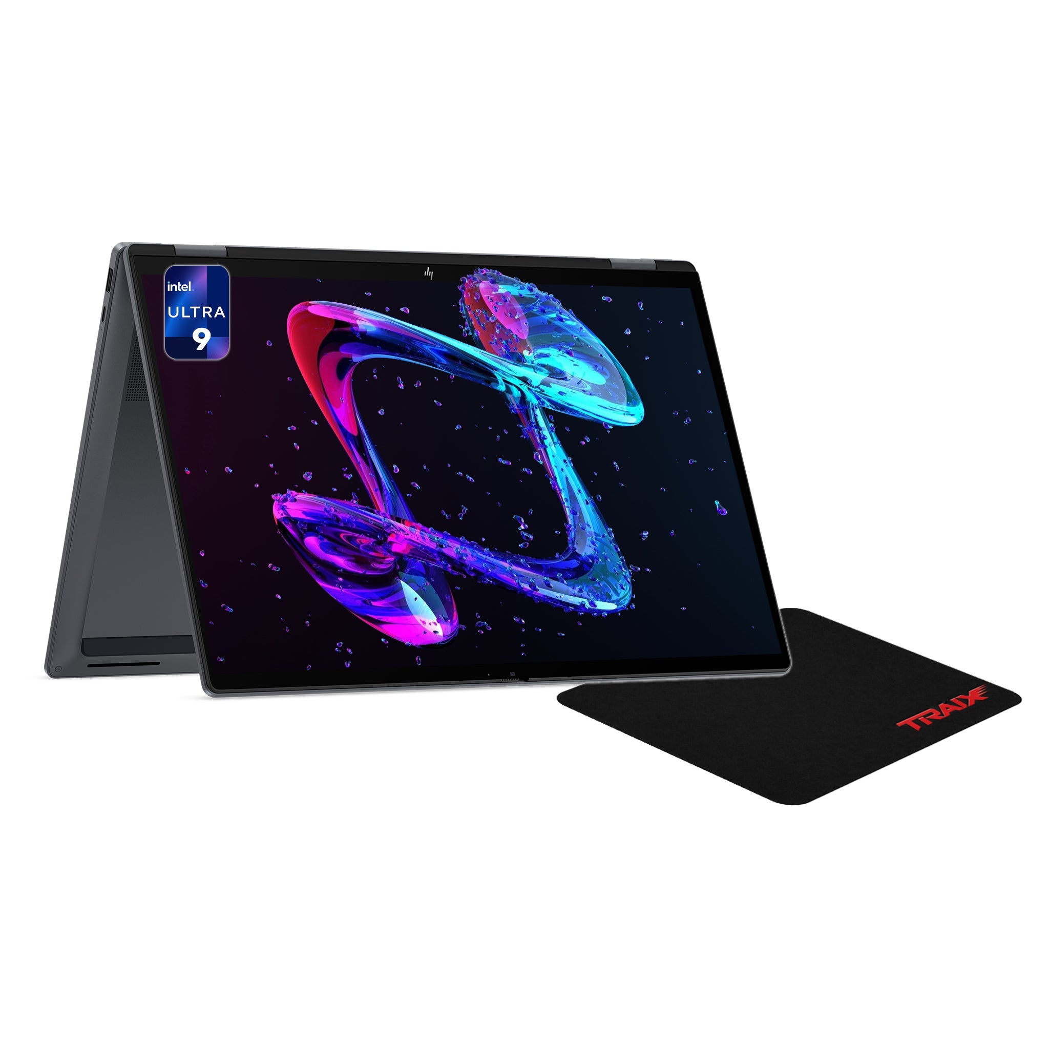 HP OmniBook X Flip 2 - in - 1 Laptop, Ultra 9 - 386H, 16" 3K (2880x1800) Touchs + Traix MousePad - Hubitx