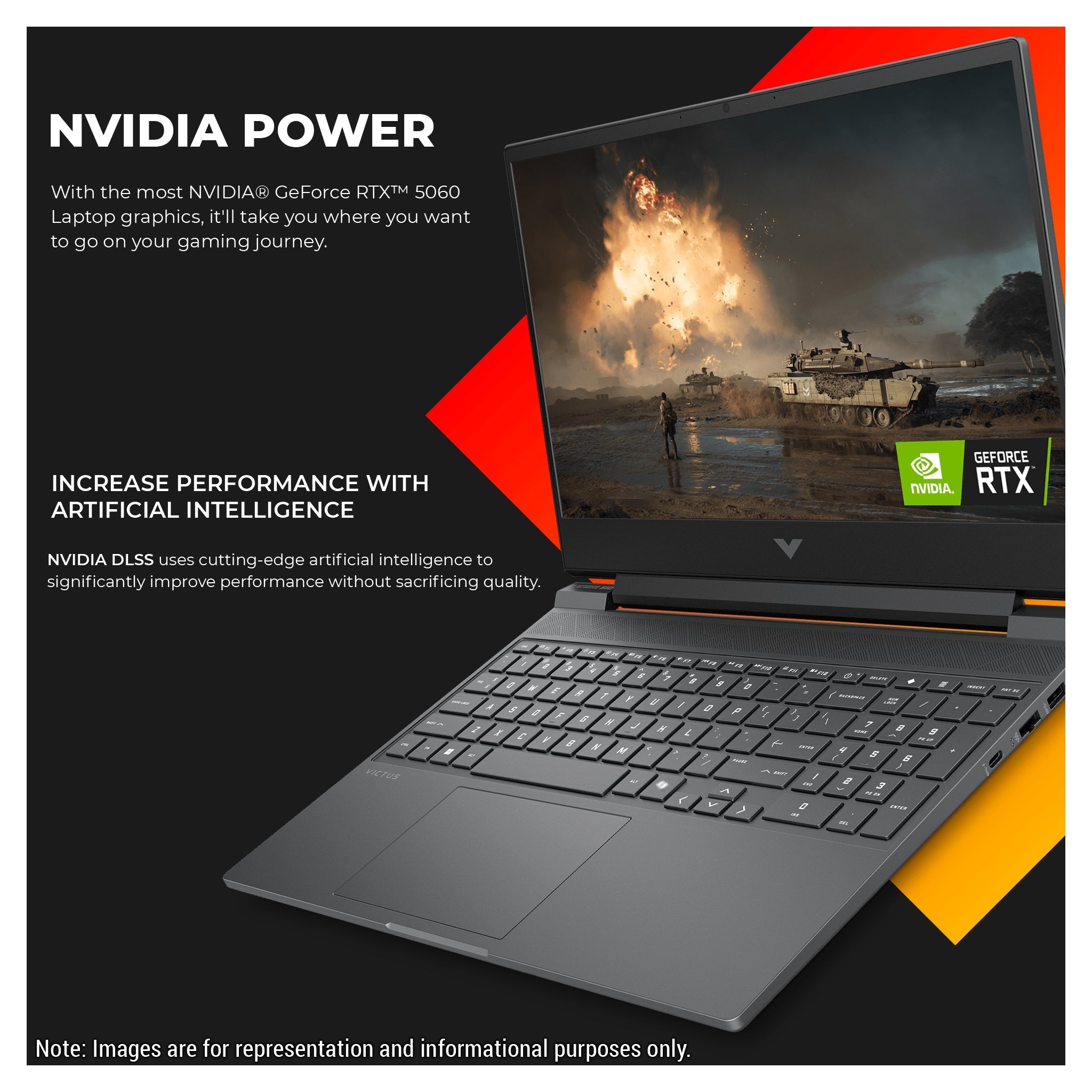 HP Victus Gaming Laptop – i7 - 13620H, RTX 5060, 15.6" FHD 144Hz - Hubitx