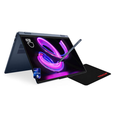 Lenovo IdeaPad 5 2-in-1 Laptop, Ultra 5-322, 15.3" WUXGA Touchscreen, Pen + Traix MousePad - Hubitx