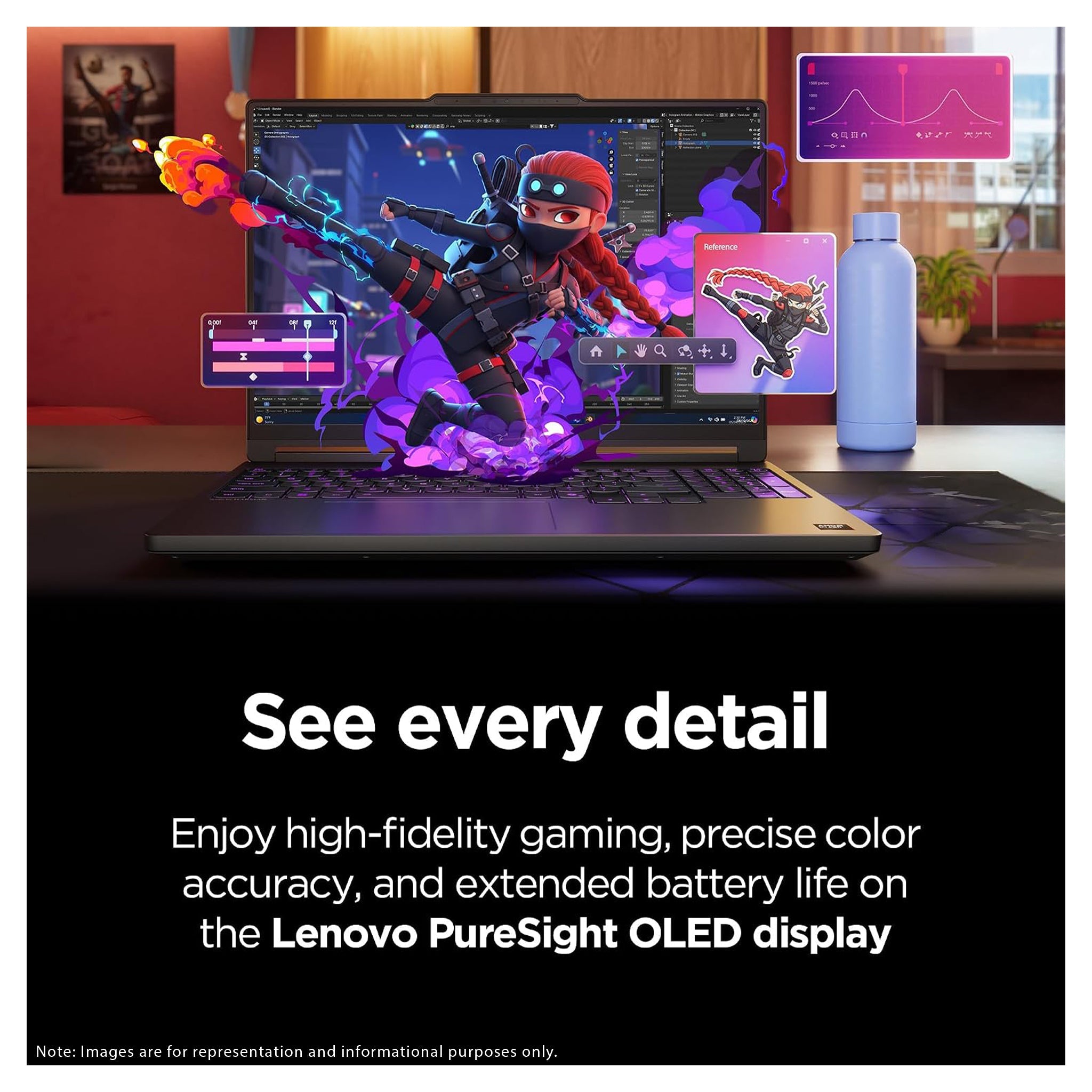 Lenovo Legion 5 Gaming Laptop, AMD Ryzen 7-250, 15.3" WQXGA, RTX5060 - Hubitx