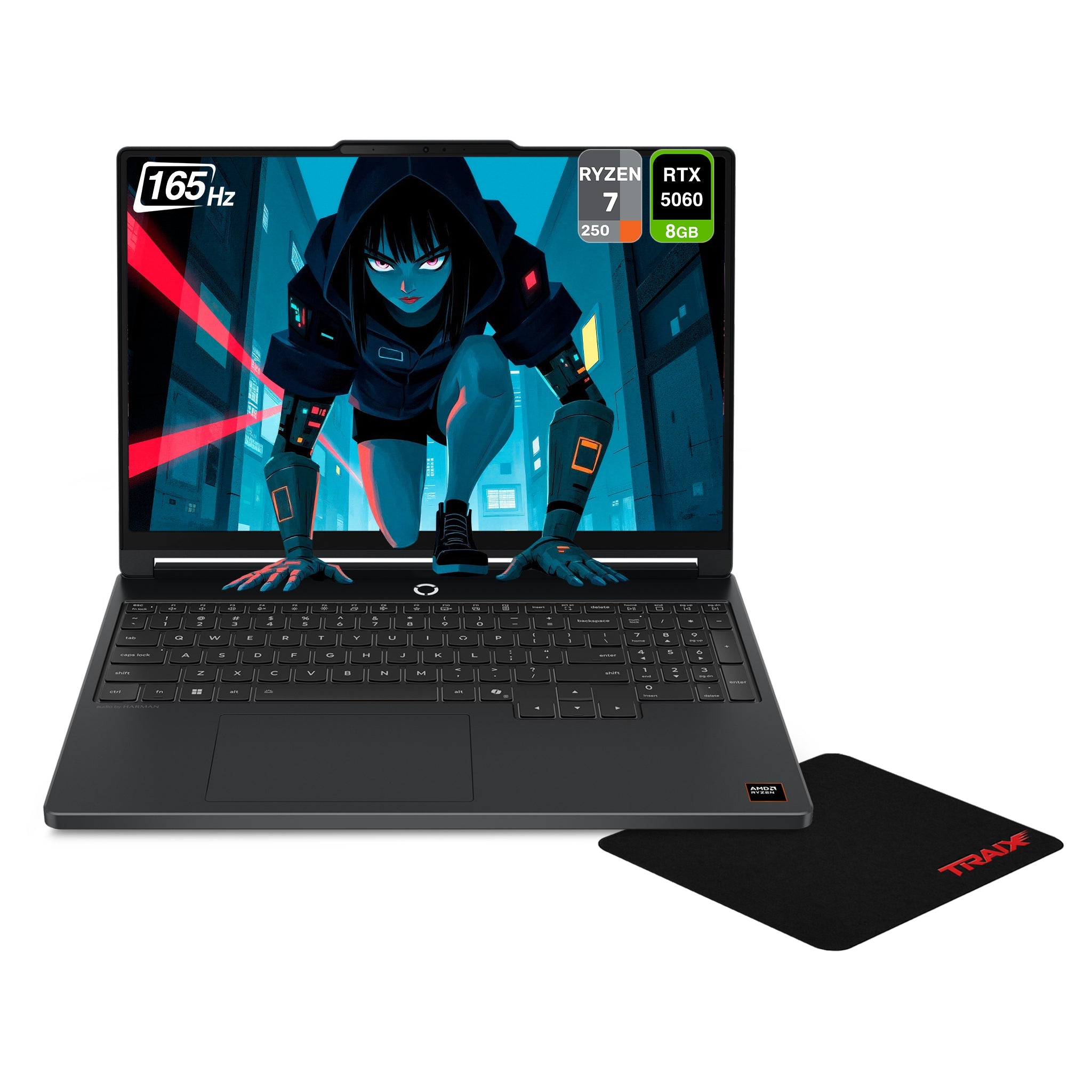 Lenovo Legion 5 Gaming Laptop, AMD Ryzen 7-250, 15.3" WQXGA, RTX5060 - Hubitx