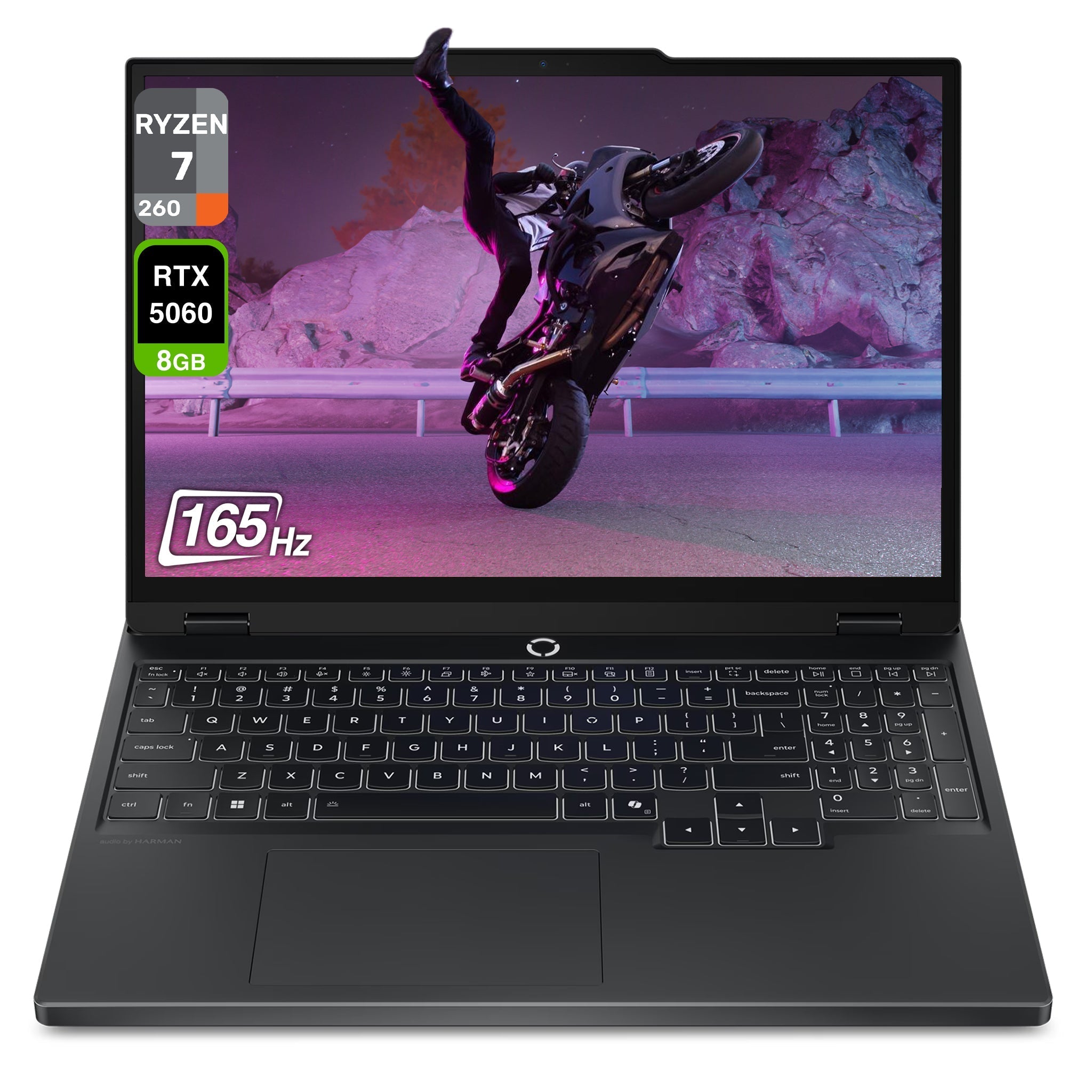 Lenovo Legion 5 Gen 10 Gaming Laptop – Ryzen 7 260, RTX 5060, 15.1" WQXGA - Hubitx
