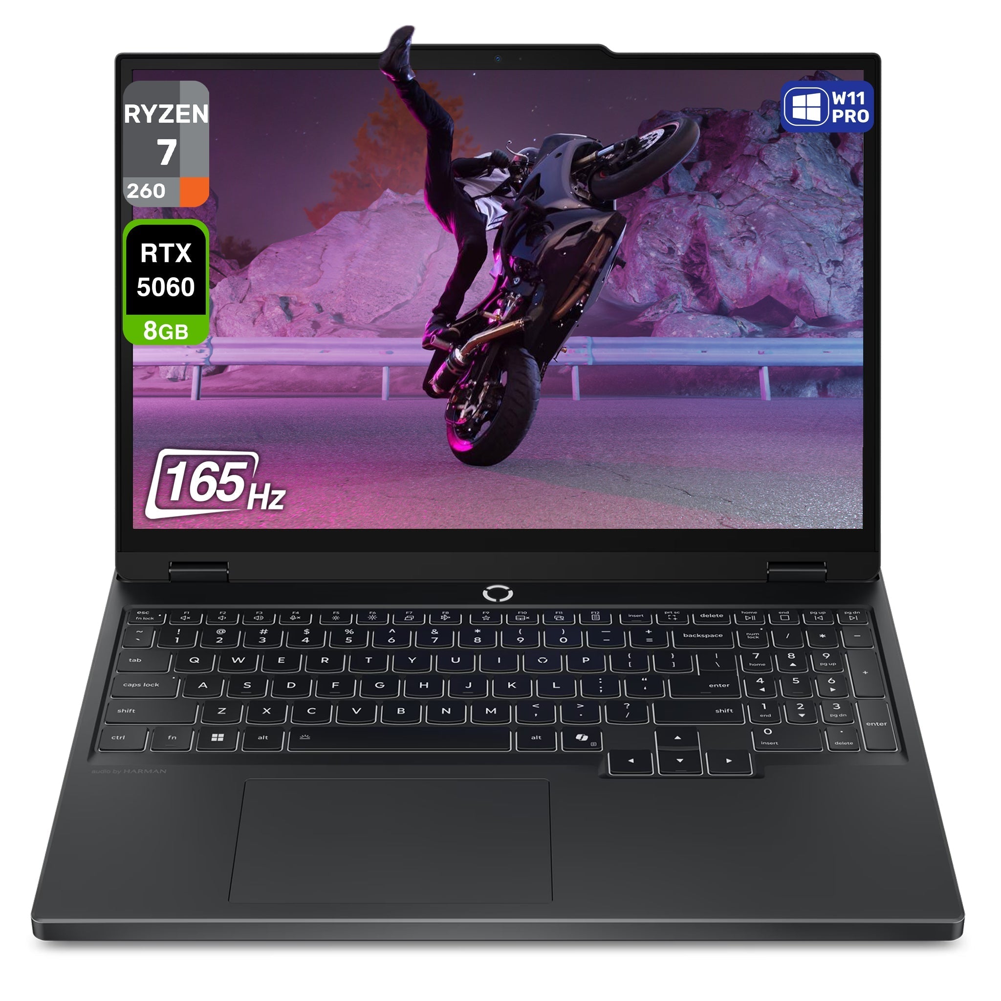 Lenovo Legion 5 Gen 10 Gaming Laptop – Ryzen 7 260, RTX 5060, 15.1" WQXGA - Hubitx