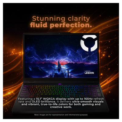 Lenovo Legion 5i Gaming Laptop, Ultra 9 - 275HX, 15.1" WQXGA 165Hz, RTX 5070 + Traix MousePad - Hubitx