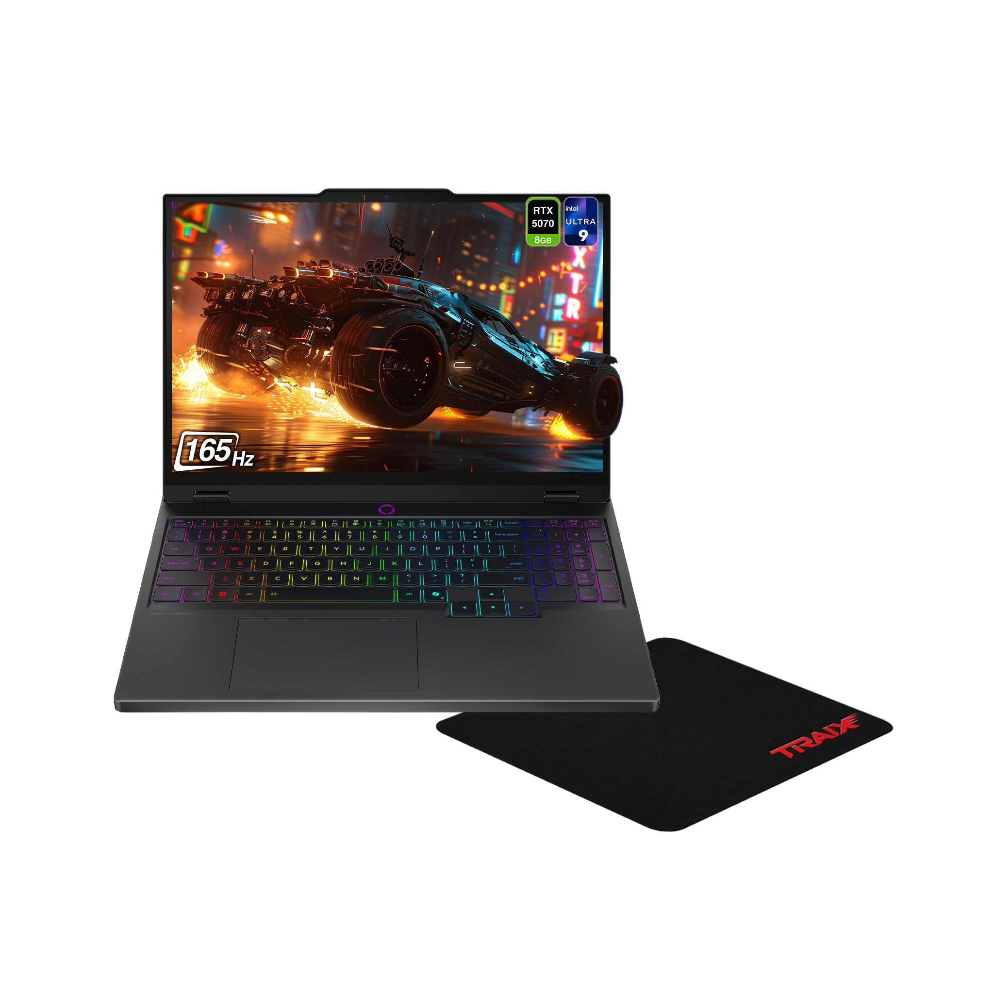 Lenovo Legion 5i Gaming Laptop, Ultra 9-275HX, 15.1" WQXGA, RTX 5070+Traix Mousepad - Hubitx