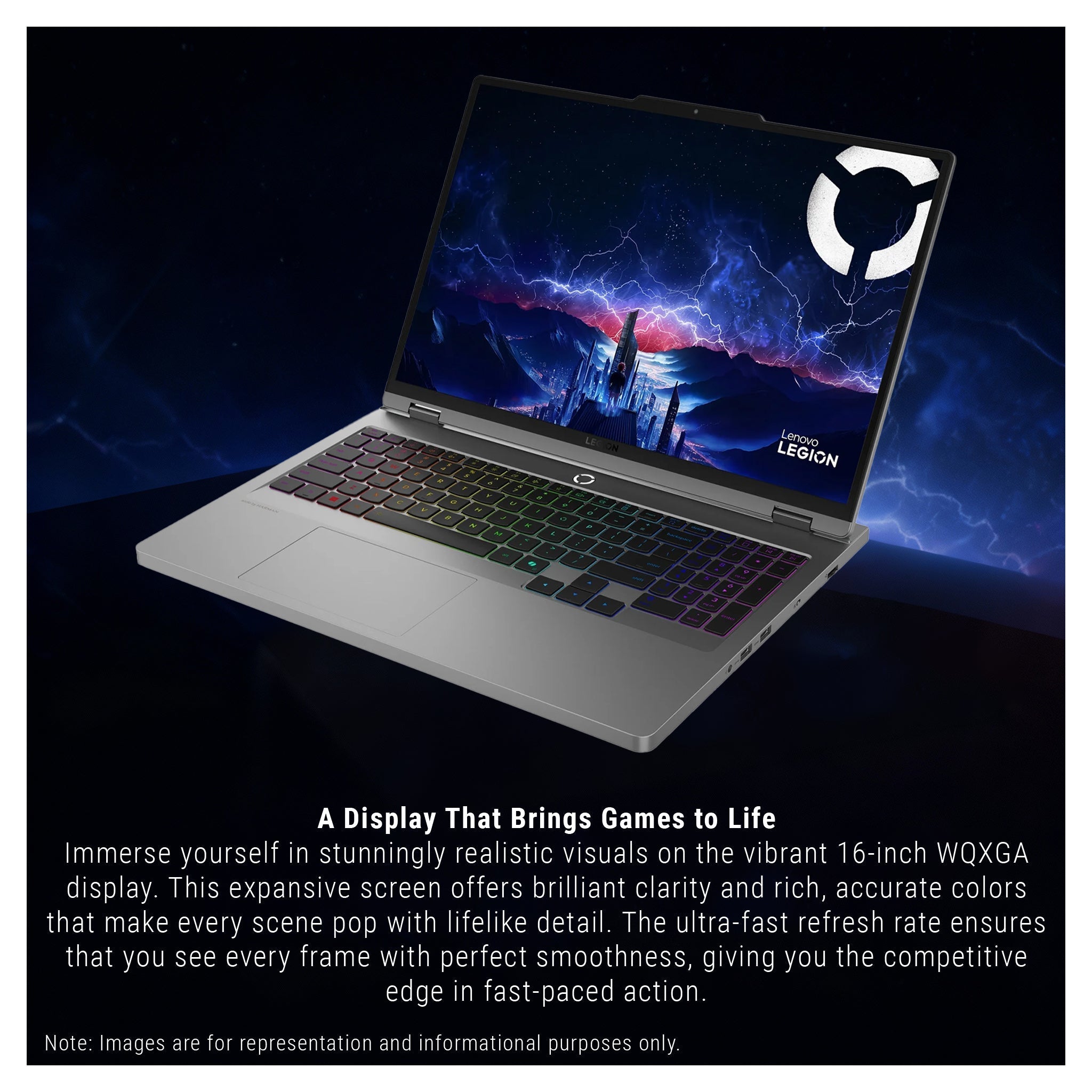 Lenovo Legion 5i Gaming Laptop, Ultra 9 - 275HX, 16" WQXGA (2560x1600), RTX 5060 - Hubitx