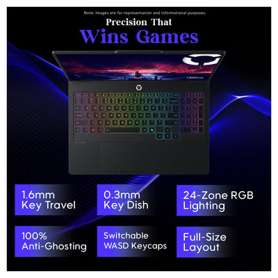 Lenovo Legion Pro 5 Gaming Laptop, AMD Ryzen 7 - 8745HX, 16" 2.5K 165Hz, RTX 5060 + Traix Mousepad - Hubitx